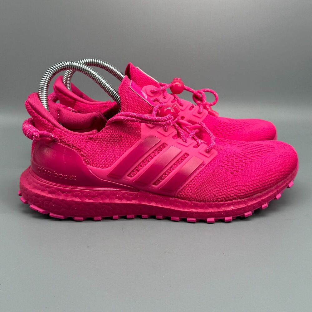 adidas Ultra Boost Athletic Shoes in Bright Pink